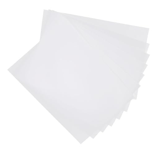 NUOBESTY 50 Blatt Druckerpapier copy paper faltpapier notizhefte photopapier Papier durchscheinend bedruckbar durchscheinendes Transparentpapier leeres Spurenpapier Pauspapierblock Weiß von NUOBESTY