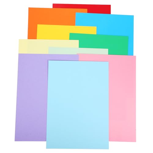 NUOBESTY 50 Blatt Farbiges Karton-leichtbaupapier Für Diy-bastelarbeiten, Scrapbook-herstellung, Schulbedarf, Büro, Neujahrsparty-dekorationen von NUOBESTY