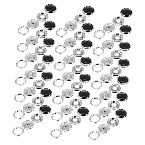 NUOBESTY 50 Sets Perlenbesetzte Fünf Klauen Druckknopf Ösen Pressnieten Nähen Von Druckknöpfen Druckknopfwerkzeug Kleidungs Druckknöpfe Haken Druckknopf Kit Ring Fünf Backen von NUOBESTY