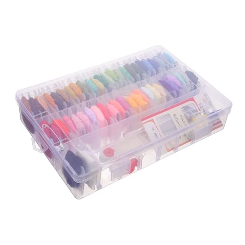 NUOBESTY 50 Stickanzug embroidery craft kit Stickwerkzeuge Kreuzstichpackungen Cross-Floss-Set Kreuzstich-Set Nähfäden für Stickereien Stickgarn Stickerei-Starter-Kit Stickset Bambus von NUOBESTY