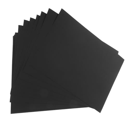 NUOBESTY 50 Stück Tapetenmuster Computerpapier individuelle Visitenkarten Zubehör für die Kartenherstellung bastel materialien kraftpapier Origami-Kartenpapier DIY-Papiere Papierstau Black von NUOBESTY