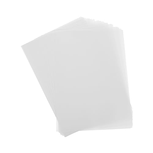 NUOBESTY Transparentpapier A4 73g Kopierpapier Transferpapier für Malbedarf Schüler Schreibwaren 50 Blatt von NUOBESTY