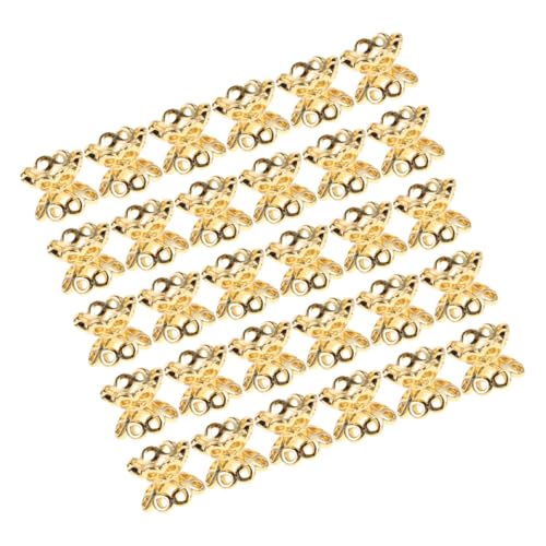 NUOBESTY 50 Stück Vergoldete Doppelseitige Filigrane Perlenkappen als Spacer Bead Caps für Armbänder und Halsketten DIY Schmuckzubehör Metall Langlebig und Einfach Anzuwenden NUOBESTY 50 Stück Vergoldete Doppelseitige Filigrane Perlenkappen als Spacer Bead Caps für Armbänder und Halsketten DIY Schmuckzubehör Metall Langlebig und Einfach Anzuwenden von NUOBESTY