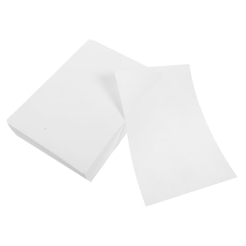 NUOBESTY 500 Blatt A5-Kopierpapier Durchschlagpapier Papier zum Drucken Druckerpapier A5 leeres Papier karten kraftpapier kartenpapier leeres Malpapier Bastelpapier zum Selbermachen Weiß von NUOBESTY