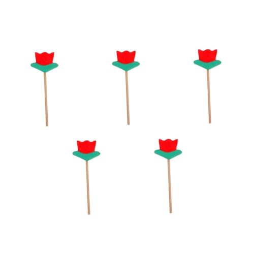 NUOBESTY 5Pcs Holzschnitzer Rose Bleistift Belohnung Vorräte Bleistifte Tischler Stifte Rosenstifte Mechanische Stifte Stifte Bleistift Eimer Werkzeugstifte Tragbare Stifte Marker Stifte von NUOBESTY