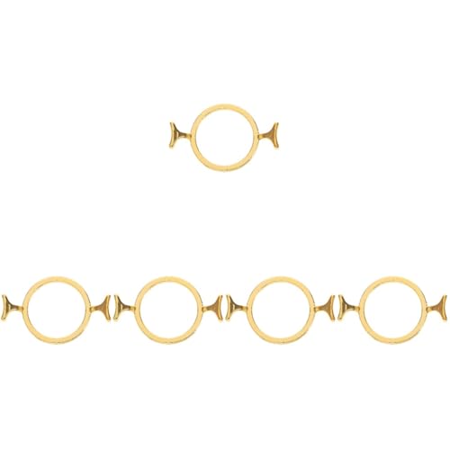 NUOBESTY 5St Fester Lack-Siegelringformer Schmelztiegel für Kerzenwachs Wachswärmer prägestempel siegelstempel Individuelle Wachssiegel-Stempelform DIY Wachssiegelform Zinklegierung Golden von NUOBESTY