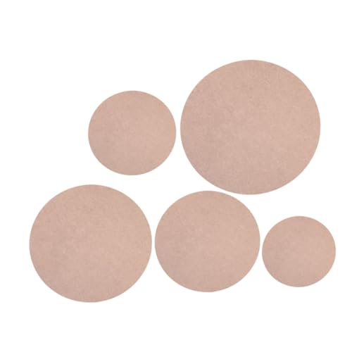 NUOBESTY 5St Keramische Dichteplatte Teller aus Tonkeramik Bastelzubehör aus Ton zum Selbermachen Tonplatten für Keramik keramisches Kunstmaterial Töpferfledermäuse MDF Light Brown von NUOBESTY