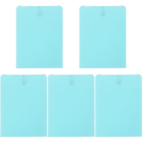 NUOBESTY 5St multi Schreibtisch-Organizer wichtig Organisation ordner dokumentenmappe aufbewahrungstasche dokumententasche Akkordeon Binder Organisator für Papierakten Plastik Light Green von NUOBESTY