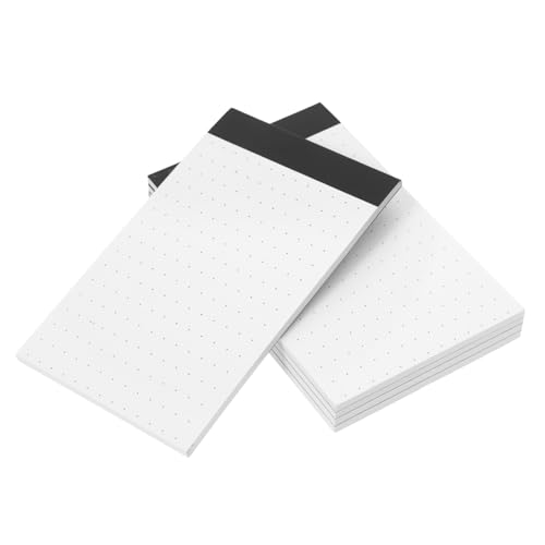 NUOBESTY 5st Notizblock Notizkartenordner Durchsichtige Haftnotizen Süße Haftnotizen Gepunktetes Tagebuch Haftnotizen in Pastelltönen Haftnotizen Mini Kleine Haftnotizen Papier Weiß von NUOBESTY