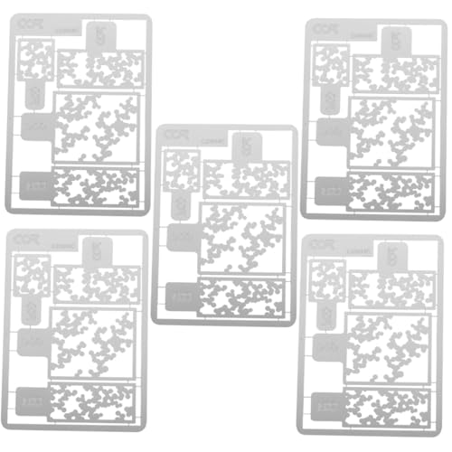 NUOBESTY 5st Vorlage Zum Ausmalen Von Modellen Bausatz Textmarker Prägeschablonen Bildhauerei Sprühen Sprühschablone Klare Malschablone Malschablonen Gel-nagel-kit Silver Rostfreier Stahl von NUOBESTY