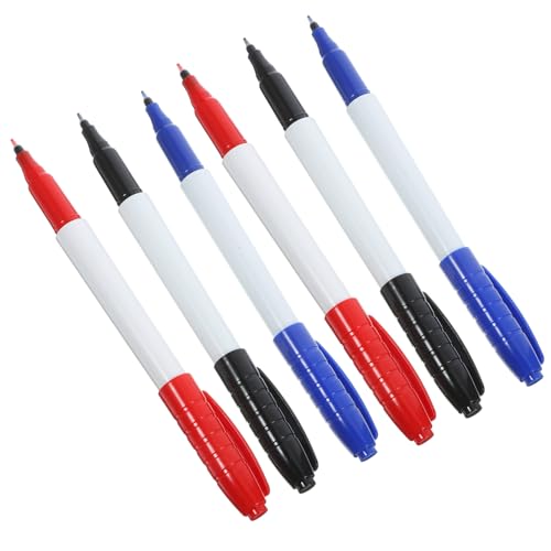 NUOBESTY 6 Stück Whiteboard Stifte Kreative Trocken Abwischbare Stifte Whiteboard Marker Löschen Von Whiteboard Markierungsstiften Whiteboard Marker Praktische Markierungsstifte von NUOBESTY