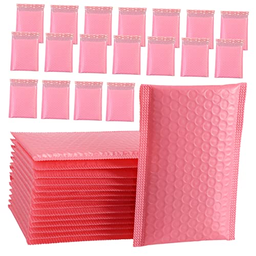 NUOBESTY 60St Luftblasenbeutel pädiprotect the prot Schutzumschlag packwürfel packing schwarze Umschläge Versandbehälter für Bekleidung Bubble Mailer zum Verpacken Versandtasche Sport Rosa von NUOBESTY