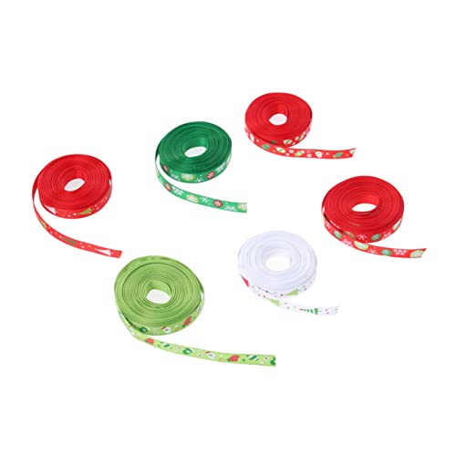 NUOBESTY 6St Band zum Verschenken geschenkband ribbon weihnachts band dekobänder geschenkverpackung geburtstags geschenksband geschenkpaket Weihnachtsband Fadengürtel Festivalband von NUOBESTY