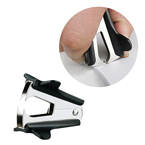 NUOBESTY 6St Klammerentferner für Hefter Werkzeug Griff Arm Reiniger Auto-Detaillierungs-Kit Ongles Bausatz Staple remover Nail puller Handklammerentferner handlicher Nagelzieher Black von NUOBESTY