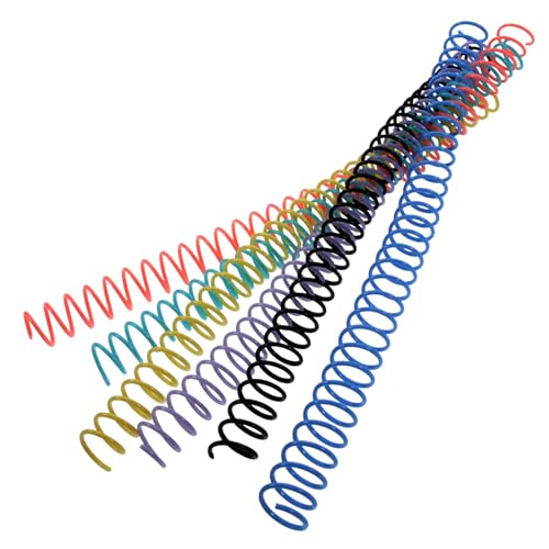 NUOBESTY 6st Binderinge Für Diy Spiralförmige Binderücken Buchringe Mit Losen Blättern Haushalts-blattbinder-kreis Loseblatt-notizbuchringe Kleiner Ringordner Business-notizbuch Plastik von NUOBESTY