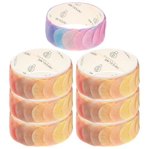 NUOBESTY 7 Rollen duftendes Washi-Tape Scrapbooking-Klebeband Blumenaufkleber japanisches Washi Tape scrapbooking zubehör bastelbedarf Papierkleister Buchaufkleber Japanisches Papier von NUOBESTY