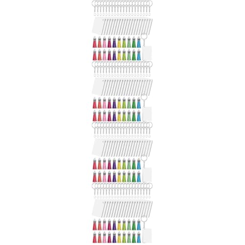 NUOBESTY 80 Sets Wärmeübertragung Schlüsselanhänger Blanko Schlüsselanhänger Sublimation Blanko Schlüsselanhänger Sublimation Schlüsselanhänger Blanko Schlüsselanhänger Quasten Bild von NUOBESTY