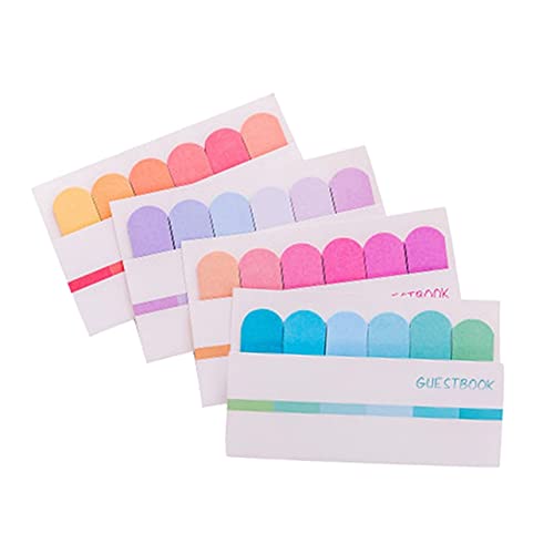 NUOBESTY 8St Notizen planen büroartikel bürobedarf school supplies bürogadges office supplies bunte Aufkleber kostenlose Haftnotizen Notizen posten Mini-Note-Sticker Notiz planen Mini-Notiz von NUOBESTY