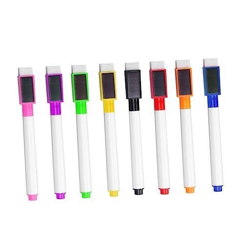 NUOBESTY 8St Schulbedarf whiteboard stifte kinder whiteboard stifte magnetisch Whiteboard-Marker trocken abwischbar trocken abwischbare Marker mit feiner Spitze Zeichenstift von NUOBESTY