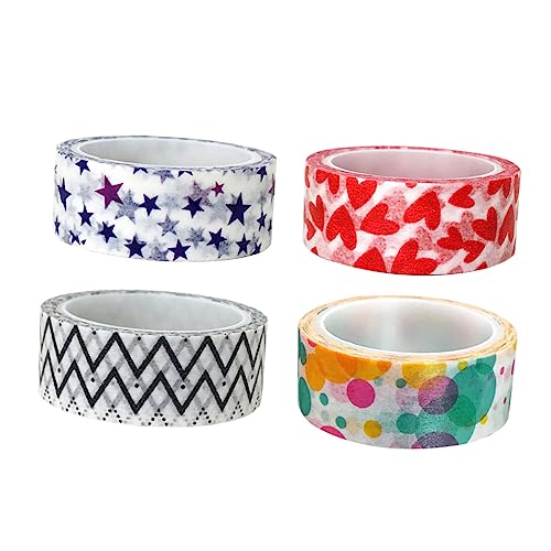 NUOBESTY 8St Washi-Tape dekorativ klebrig Müll Punkt funkeln Aufkleber schreibwaren party decoration dekoration party tagebuch klebeband Fotoalbumband papierklebeband selber machen von NUOBESTY