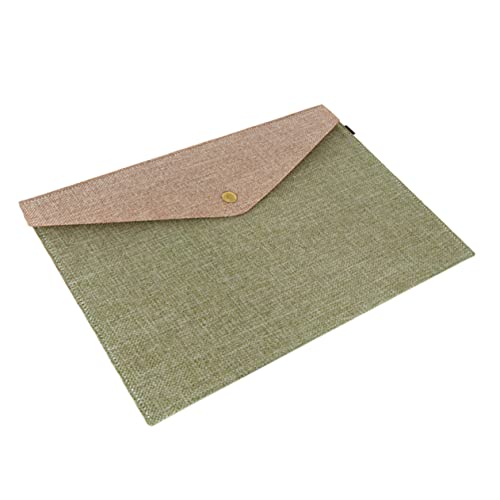 NUOBESTY Aktenordner Aus Papier Dokumentenkoffer Dateiordner Dokumentenorganisator Green von NUOBESTY