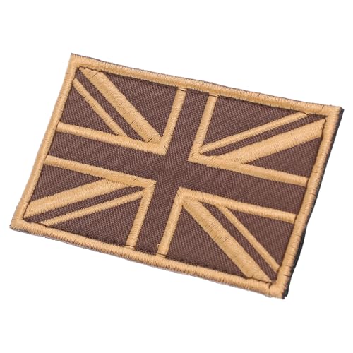 NUOBESTY Armbinde Aufkleber Aufnäher Union Jack Applikation Britische Flagge Stoff von NUOBESTY