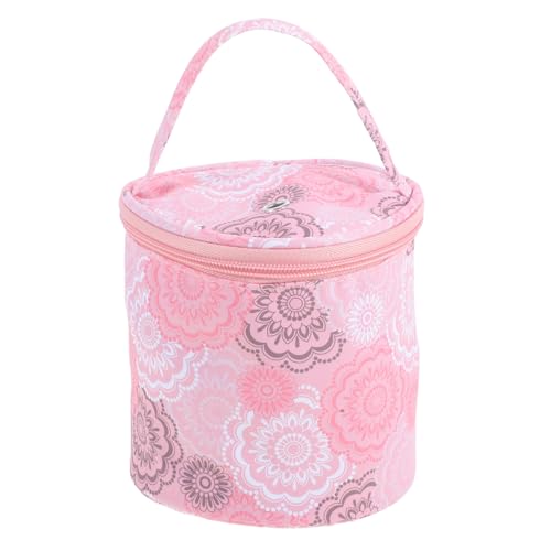 NUOBESTY Aufbewahrungstasche Aus Wolle Stricktasche Aufbewahrungstasche Für Garn Aufbewahrungstasche Für Pullovergarn Organisator Zur Aufbewahrung Von Garn Garn-organizer Polyester Rosa von NUOBESTY