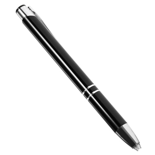 NUOBESTY Beleuchteter Kugelschreiber Blinken Glühbirnen Einziehbar Schlüssel Nacht Stift Mit Stylus Panel Led Schöner Stift Kugelschreiber Mit Mittlerer Spitze Markierungen Black Tinte von NUOBESTY