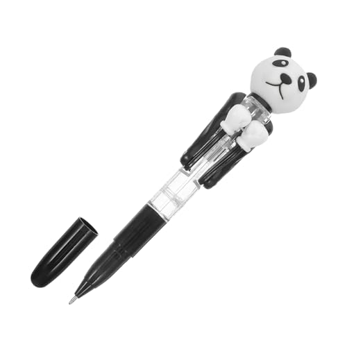 NUOBESTY Boxstift Lustige Stifte Für Mädchen Cartoon-kugelschreiber Kugelschreiber Blaue Tinte Mini-panda Stanzstifte Kawaii Tierstifte Panda-bürobedarf Zappelstift Plastik Black von NUOBESTY