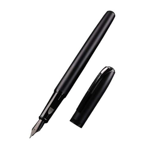 NUOBESTY Business-stift Füller Multifunktionsstift Füllfederhalter Büro Stift Business-geschenkstift Wiederverwendbarer Kalligraphiestift -schild-stifte Studenten Stift Metall Black von NUOBESTY