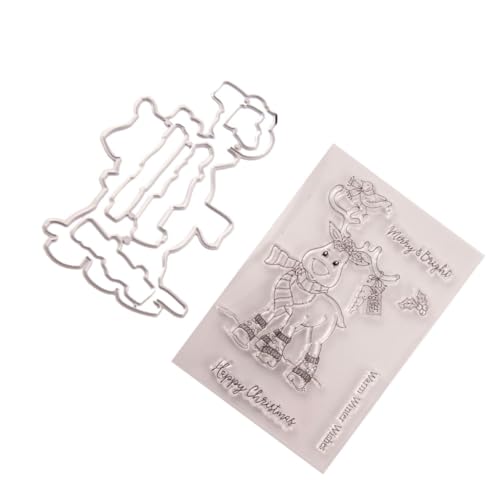 NUOBESTY DIY Stempelset Blätter Silikon-siegelstempel Stanzformen Silikonstempel Scrapbooking-stempel Briefmarke Sammelalbum Wiederverwendbare Stempel von NUOBESTY