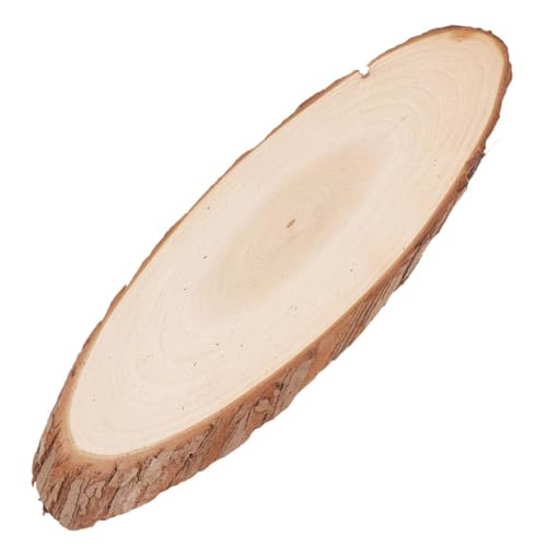 NUOBESTY Dekoration Aus Holzspänen Holzplatten Holztafeln Zum Basteln Unfertige Holzscheibe Ornamente Holzschmuck Für Das Kunsthandwerk Ornamente Aus Holzscheiben Hölzern Beige von NUOBESTY