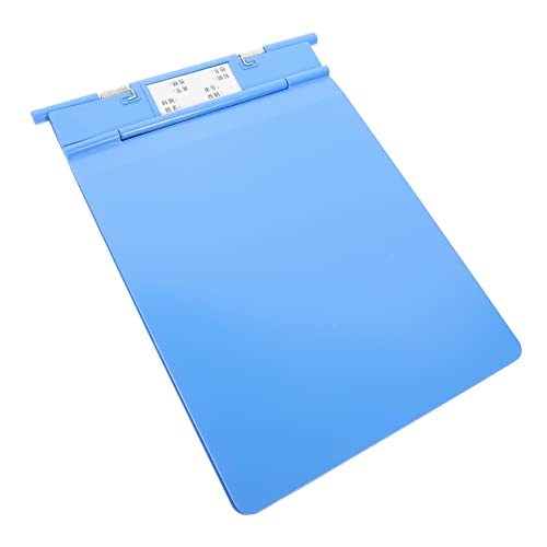 NUOBESTY Fall Ordner Datei-zwischenablagen Prüfung Büroklammern Büro-klemmbretter Schreibunterlage Organisator Für Papierakten Konferenz-schreibtafel Schreibblock Papierhalter Blue Abs von NUOBESTY