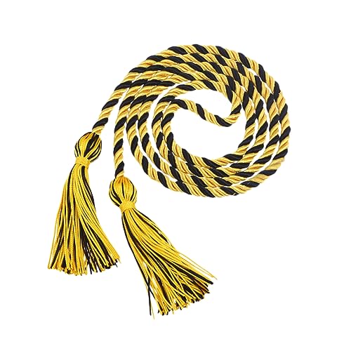 NUOBESTY Graduierung Ehrenkordel Bachelor Quaste String Quasten für Graduierung Robe Gelb Schwarz NUOBESTY Graduierung Ehrenkordel Bachelor Quaste String Quasten für Graduierung Robe Gelb Schwarz von NUOBESTY