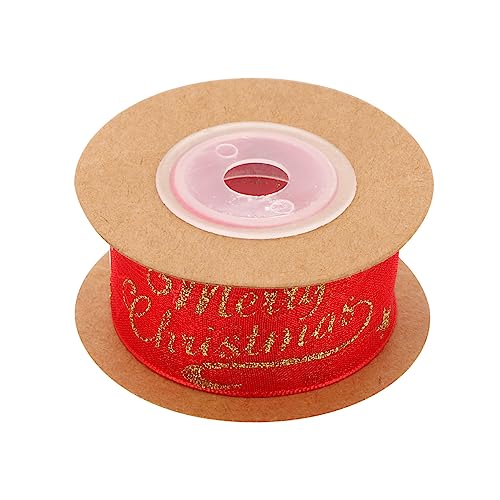 NUOBESTY Hochwertiges Weihnachtsband 5 Meter Langes Funkelndes Five Pointed Star Geschenkband Für Festliche Verpackungen Ideal Für Und Dekorationen von NUOBESTY