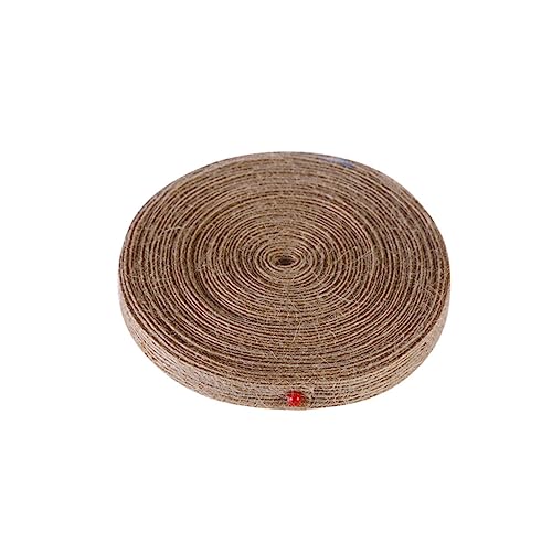 NUOBESTY Natürliches Jute-gurtband 1 Cm Fischleine Gewebtes Juteseil Verzierungen Für Basteldekorationen von NUOBESTY