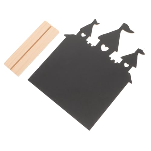 NUOBESTY Kindertafel C Kreideschilder Für Den Essenstisch Mini-tafelschilder Mit Ständer Tafelschild Kreidetafel Staffelei Zeichen Kreidetafel Schild Löschbare Tafel Black Hölzern von NUOBESTY