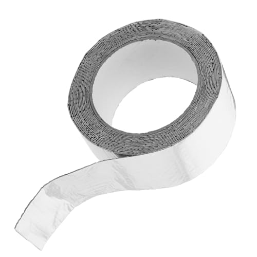 NUOBESTY Klebeband Butyldichtband Reparaturband für Zelte Wohnmobil-Dachband rv dichtband wasserdichtes Butylband RV-Butylband Butylkautschukband Aluminiumfolie plus Butylkleber Silver von NUOBESTY