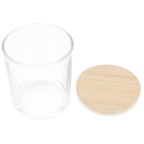 NUOBESTY Leuchter Kaffeedosen Kerzenherstellungsset Duftkerzen Diffusor Krüge Mit Deckel Wachstopf Teelichter Für Kaffee Und Tee Dochte Aus Sandkerzen Kerzensand Holz von NUOBESTY