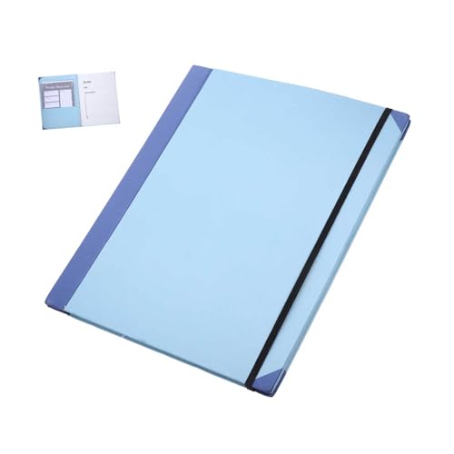 NUOBESTY Mappe Expanding-Dateiordner Erweiterbarer Aktenordner Expanding-Ordner Dokumentenordner Erweiterbarer Datei-Organizer Papier-Organizer-Ordner Akkordeon Binder Ordner erweitern Blue von NUOBESTY