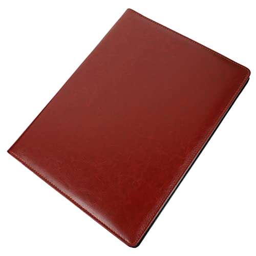 NUOBESTY Mappe Geld Büroklammern Banker Organisation Brief kreditkartenhalter credit card holder cartape office zubehör aufbewahrungstasche Dokumentenorganisator Office-Dateiordner Pu Brown von NUOBESTY