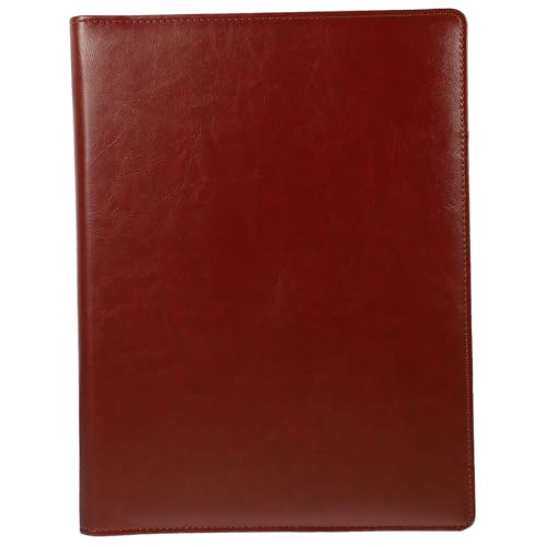 NUOBESTY Mappe Ordner-Organizer aus Pressspan Tafel im Format A4 Bürobedarf kreditkartenhalter credit card holder aufbewahrungstasche Aktenordner aus Papier Halter für Bastelpapier Pu Brown von NUOBESTY