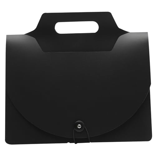 NUOBESTY Mappe Speicherorganisator multi Ordnerteiler Behälter Organizer für Papierakten storage boxes ablagekasten aktenbox Ordner für Dokumente Akkordeon-Datei-Organizer Black von NUOBESTY