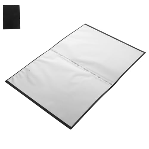 NUOBESTY Ordner Einfügen Notenständer Binder Allgemeines Zubehör Transparenter Spender Gerätehalter Beschützer Bremslichter Schwarzer Ordner Organizer-ordner Hardcover-ordner Black Pp von NUOBESTY