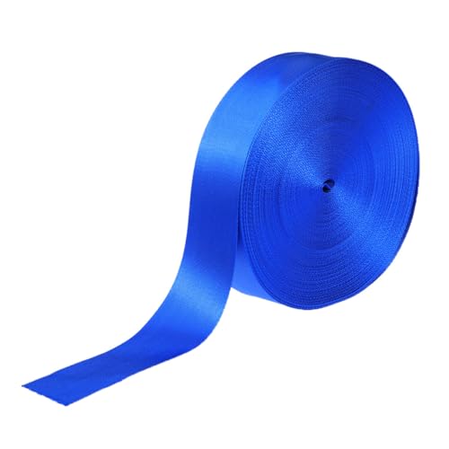 NUOBESTY Polyesterband mastubatoren hängematte taillengürtel Tauchausrüstung outdoor gear zelte lendengürtel waist belt Polyesterbänder DIY-Polyester-Gurtband Gurtbänder aus Polyester Blue von NUOBESTY