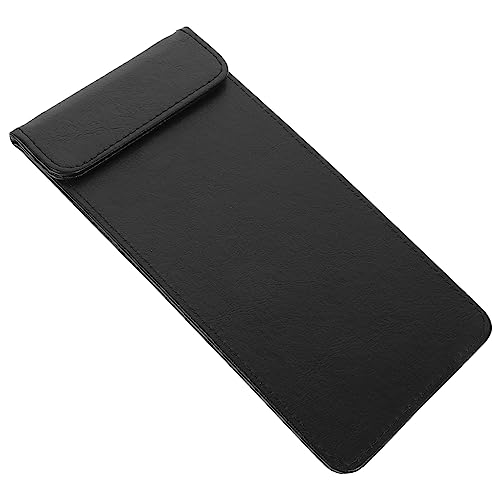 NUOBESTY Rechnung Ordner schreibtafel buchstabentafel Schreibplatte clipboard Dokumentenhalter Server-Notizblock Rechnungsbuch kleiner Stand Schreibgrundplatte Aufnahmebrett PU-Leder Black von NUOBESTY