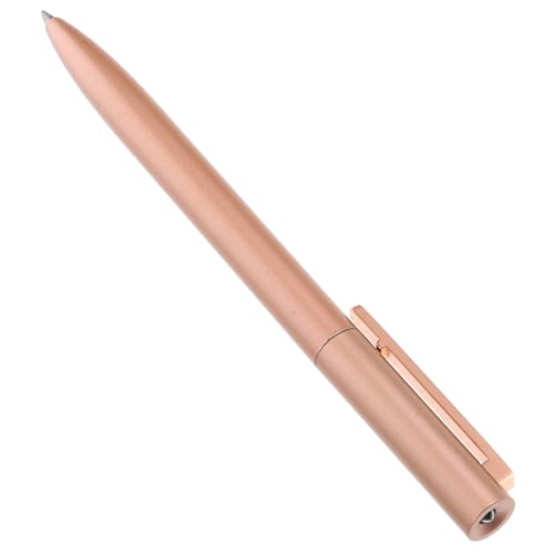 NUOBESTY Rotierender Stift Kugelschreiber Feine Spitze Stift Aus Messing Schwarze Gelstifte Stifte Für Server Schwarze Journalstifte Schicke Kugelschreiber Schreibstifte Aluminium Rose Gold von NUOBESTY