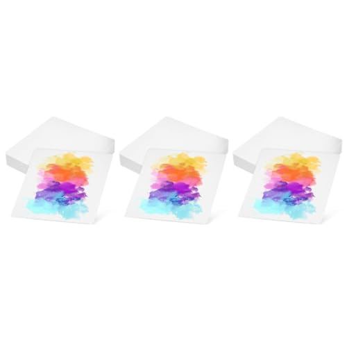 NUOBESTY Sätze Aquarellpapier Malpapier Für Kinder Kartonpapier Aquarellkarten Wasserzeichnungskarte Papier Zum Malen Von Kindern Papier Für Die von NUOBESTY