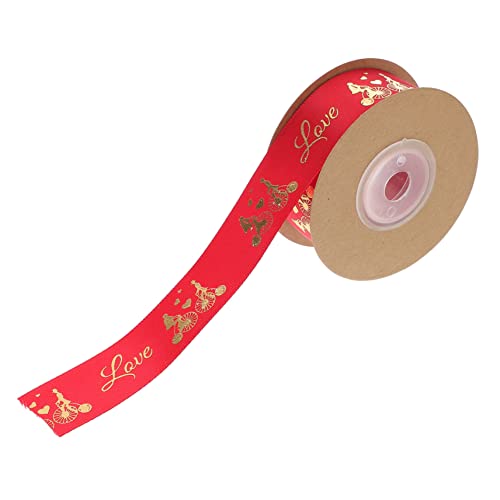 NUOBESTY Schleife Bänder Kariertes Sackleinenband Bündeln Strassband Funkeln Gold Weihnachtssamtband Grünes Band Weißes Band Exquisites Geschenkband Paketband Hochzeits-diy-band Polyester von NUOBESTY