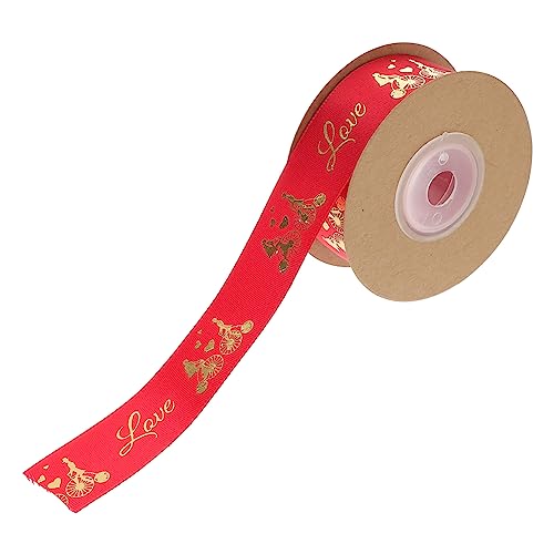 NUOBESTY Schleife Geschenkverpackungsband Hochzeits-DIY-Band Valentinsband dekoratives Blumenband valentinstag geschenkband ribbon ripsband Paketband dekoratives Geschenkband Polyester von NUOBESTY